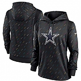 Women's Dallas Cowboys Nike Anthracite 2021 NFL Crucial Catch Therma Pullover Hoodie,baseball caps,new era cap wholesale,wholesale hats